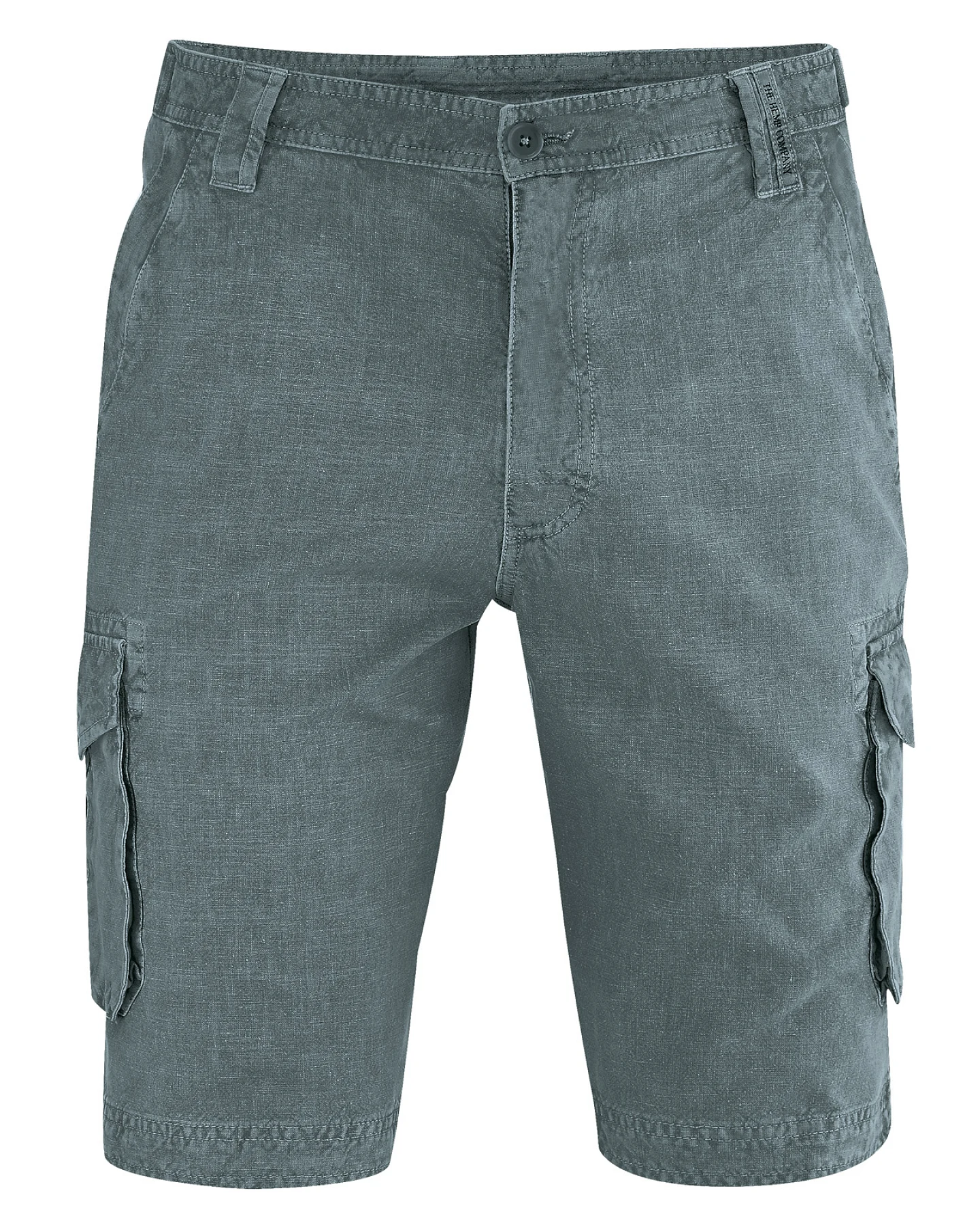 Hempage Herren vegan Cargo Shorts Titanium – Ansicht 2