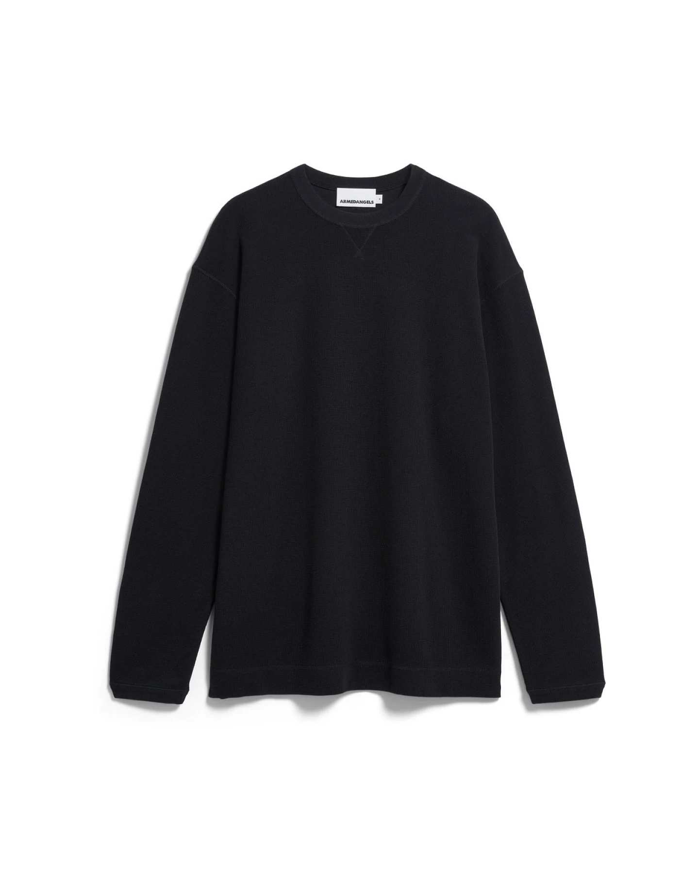 Longsleeve Maarkos Waffle Schwarz – Ansicht 6