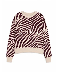 Produktseite: Mazine - Women's Zebra Jacquard Knit Jumper - Pullover Gr XS bunt