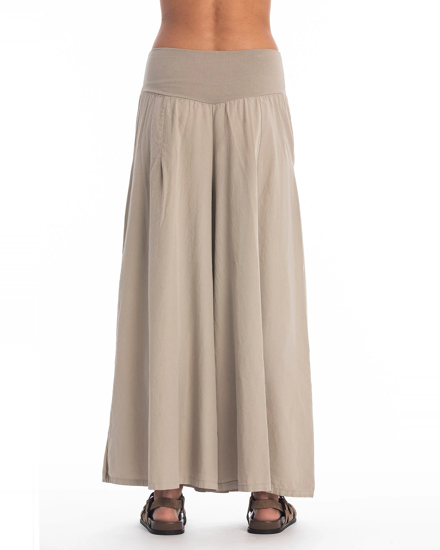 RAVENS VIEW IBIZA Damen vegan Rock Hose Funky Stone Beige – Ansicht 2