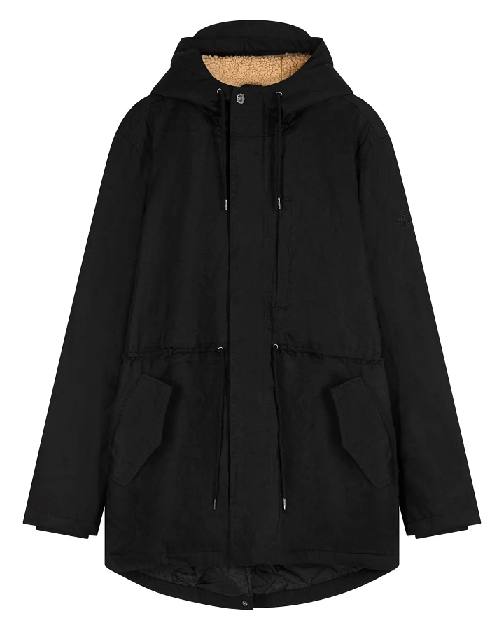 KOMODO Damen vegan Wilson Parka Schwarz