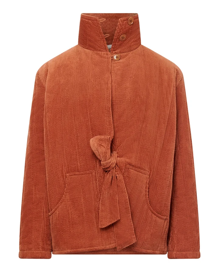 KOMODO Damen vegan Mantel Corduroy Keneila Ginger