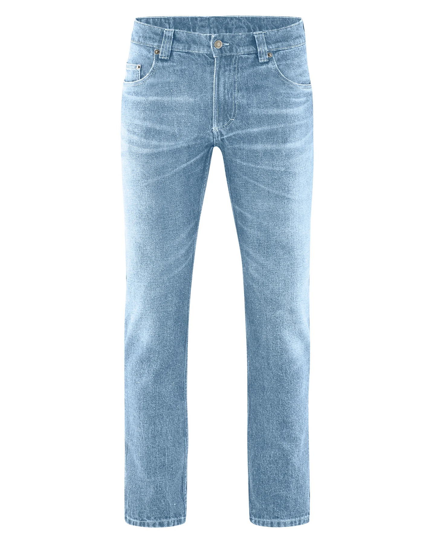 Hempage Herren vegan Jeans Aqua Blau – Ansicht 2
