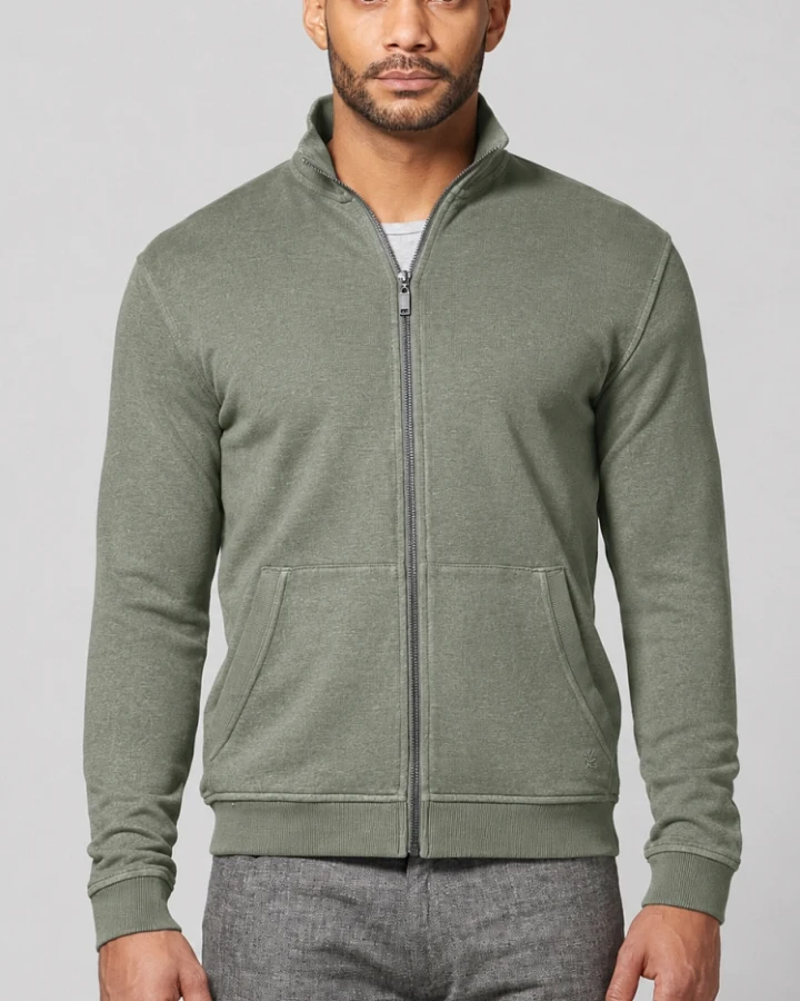 Hempage Herren vegan Sweatjacke Thyme