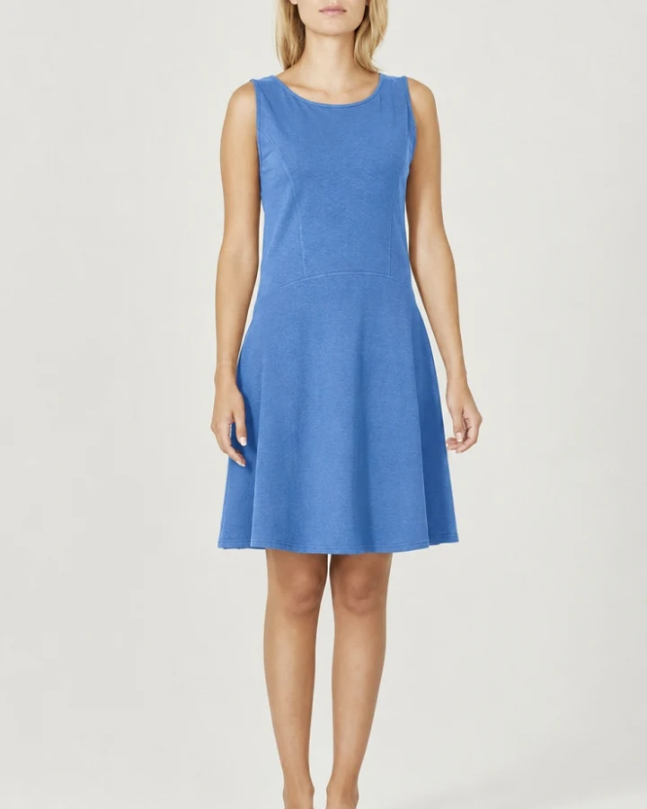 Hempage Damen vegan Kleid Aus Jersey Summer Ocean