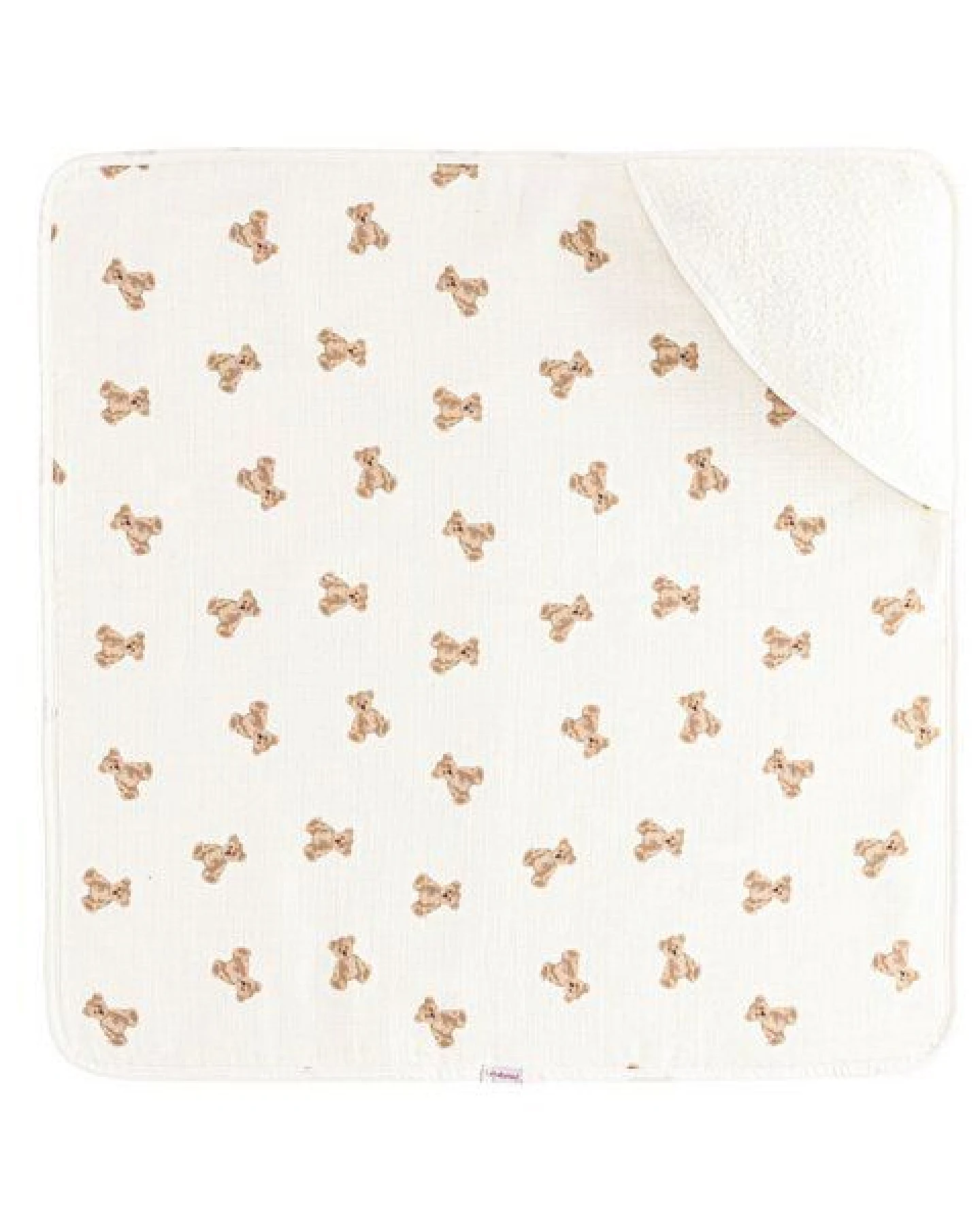 Bebekevi Baby Kapuzenbadetuch 75 × 75 cm aus Musselin & Frottee – Ansicht 2