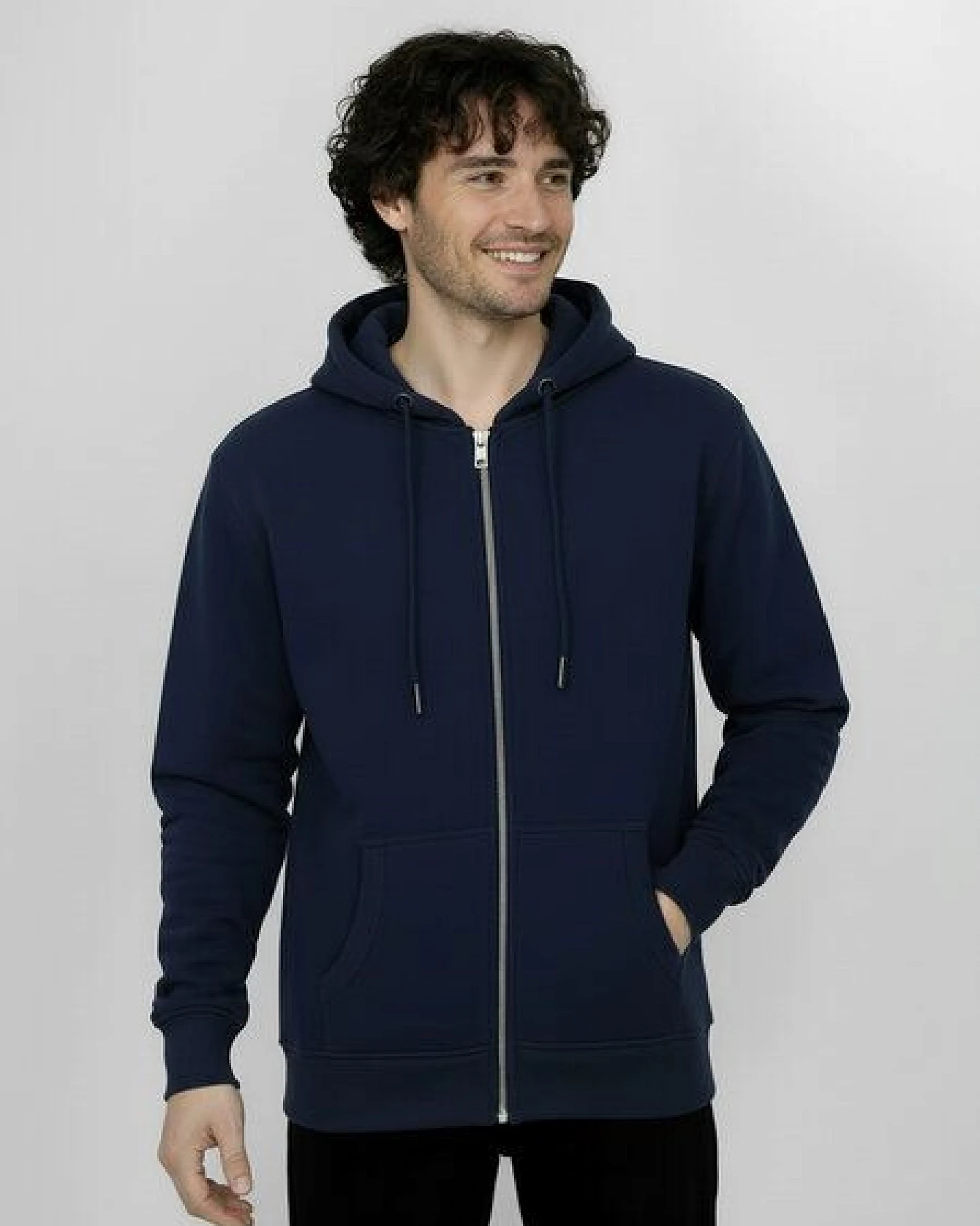 GREENBOMB Basic Sweatjacke Stark – Ansicht 2