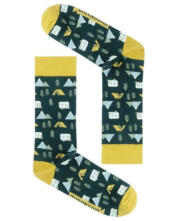 GREENBOMB Socken Caravan Camp