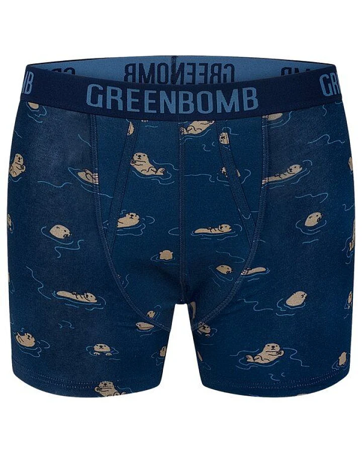 GREENBOMB Trunks Playing Otter
