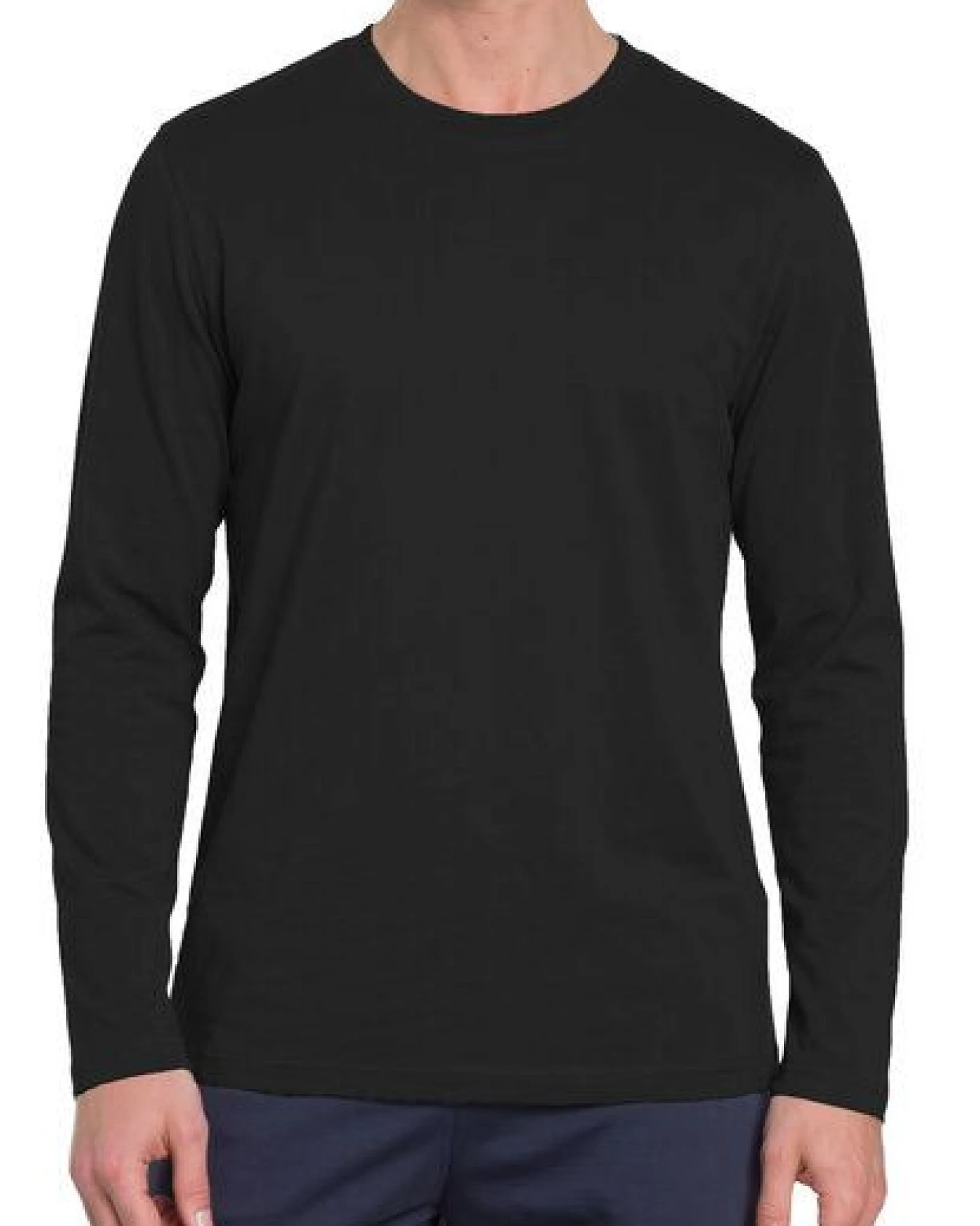 Haasis Bodywear Herren Longsleeve Rundhals, Bio Baumwolle, GOTS zertifiziert – Ansicht 2