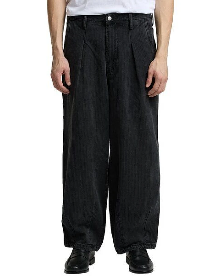 Kings Of Indigo Jeans Sabium Stripe Black Worn