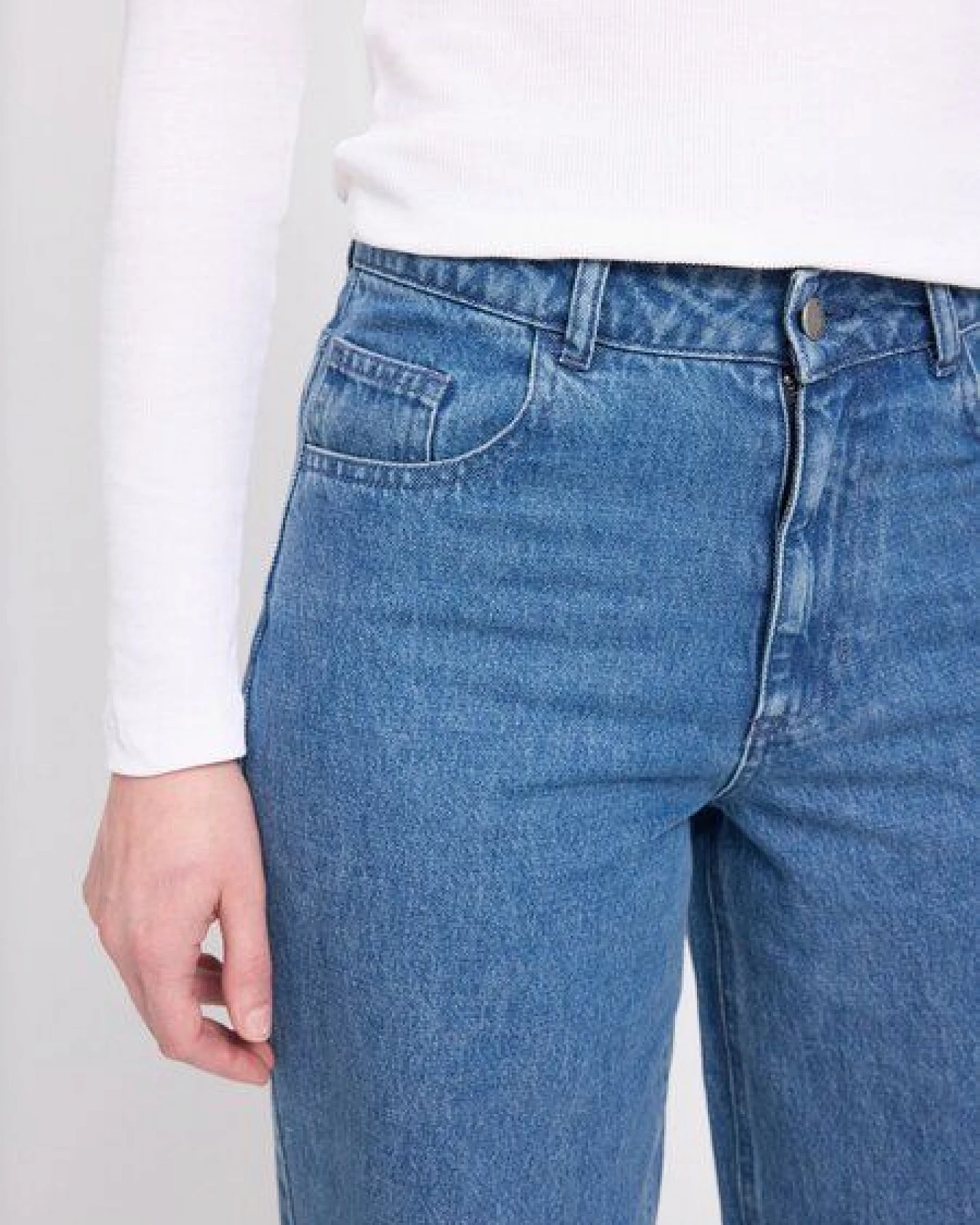 Mazine Damen Jeans im Wide Leg-Style aus 100% Bio-Baumwolle – Ansicht 3