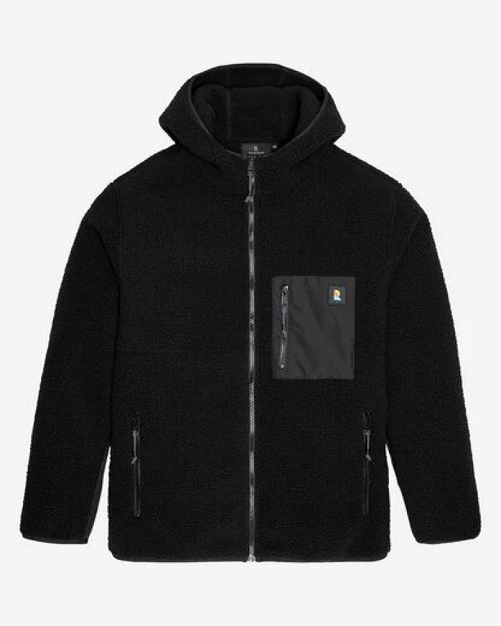 Herren Fleecejacke aus recyceltem Polyester - SEDUM - recolution