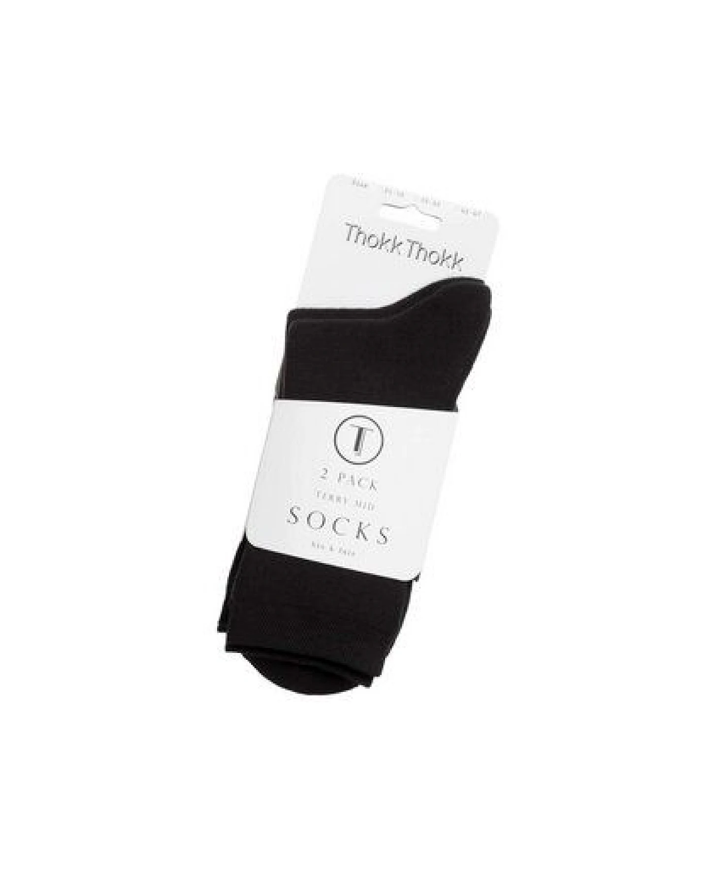 ThokkThokk Unisex Warme Socken mittelhoch 2er-Pack aus Bio-Baumwolle – Ansicht 3