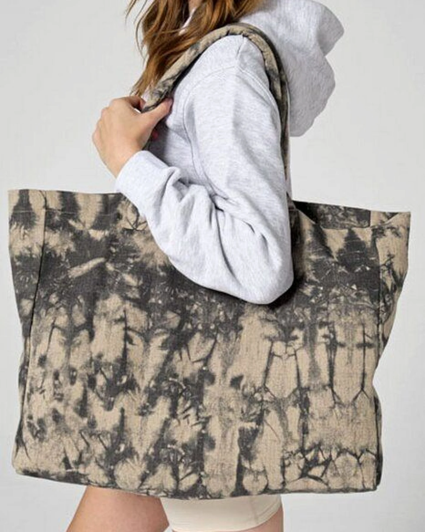 Westford Mill Tasche Shopper Einkaufstasche Strandtasche Canvas Stoff Bedruckt – Ansicht 2