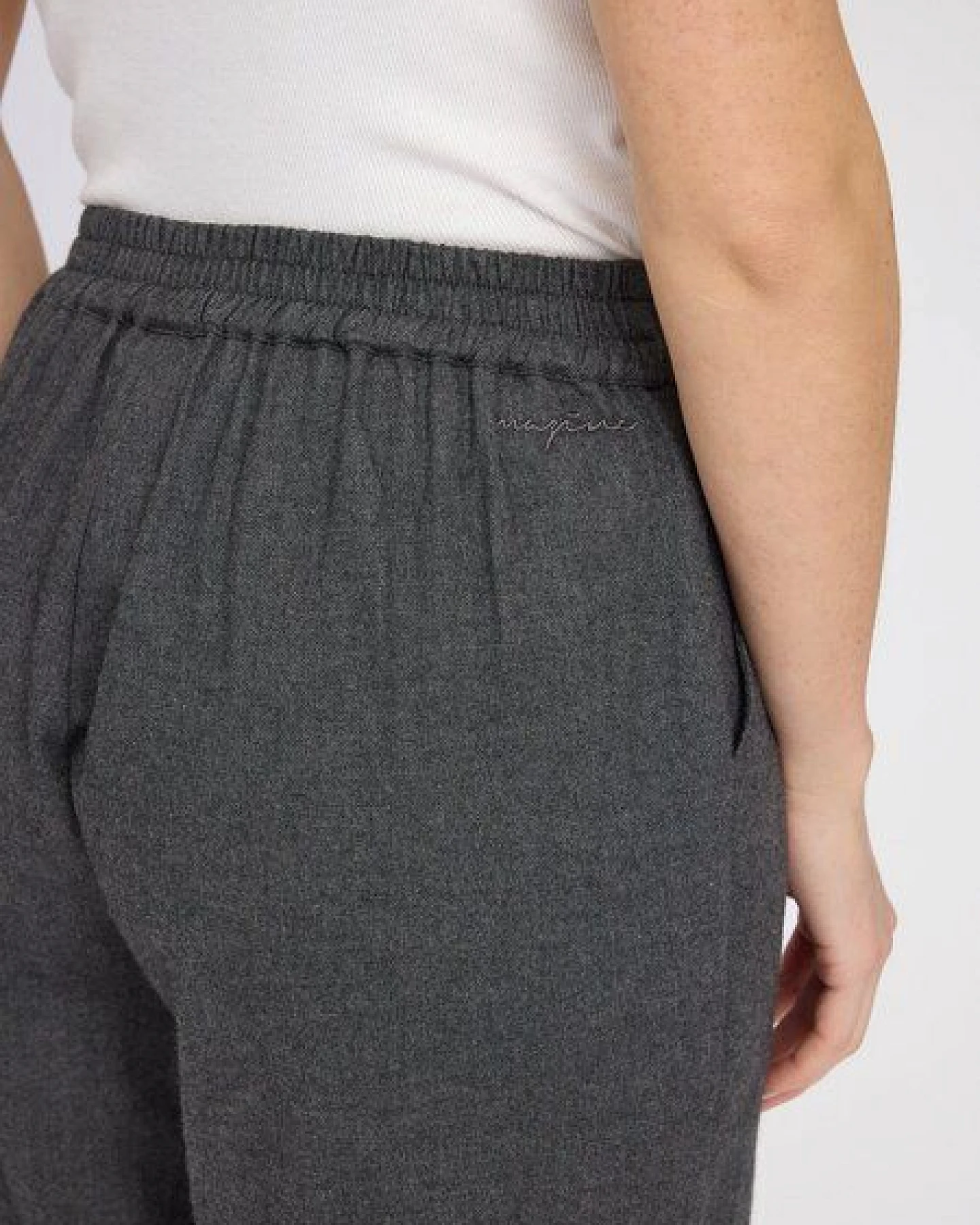 Mazine Damen Flannel Hose im Wide Leg-Style aus 100% Bio-Baumwolle – Ansicht 3