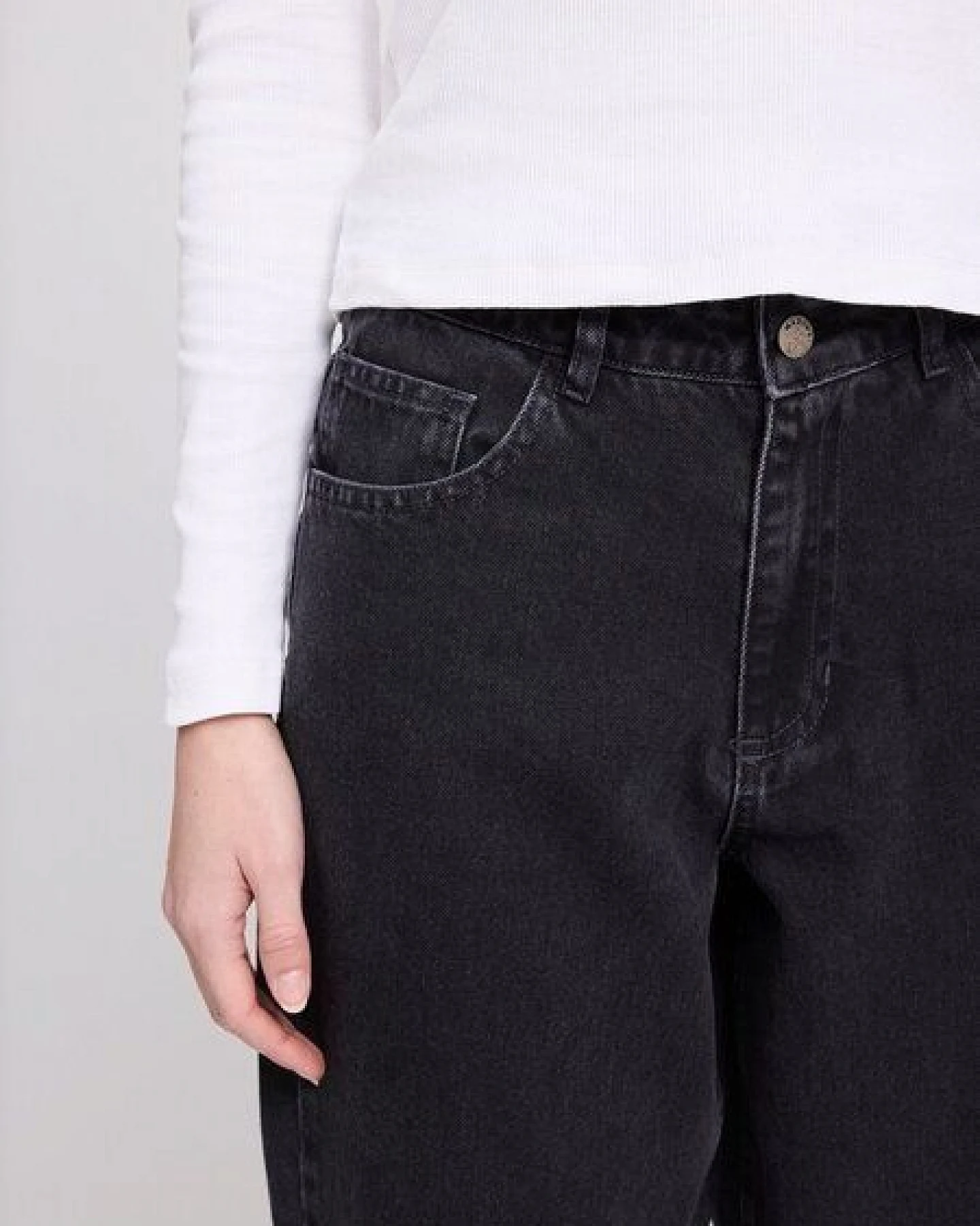 Mazine Damen Jeans im Wide Leg-Style aus 100% Bio-Baumwolle – Ansicht 3