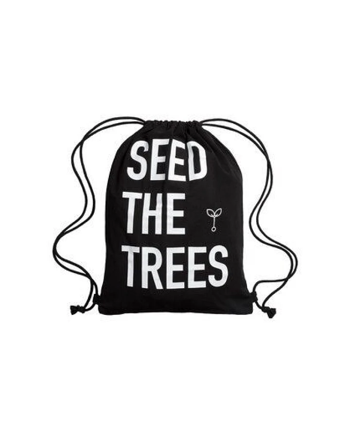 ThokkThokk Unisex Turnbeutel SEED THE TREES aus Bio-Baumwolle