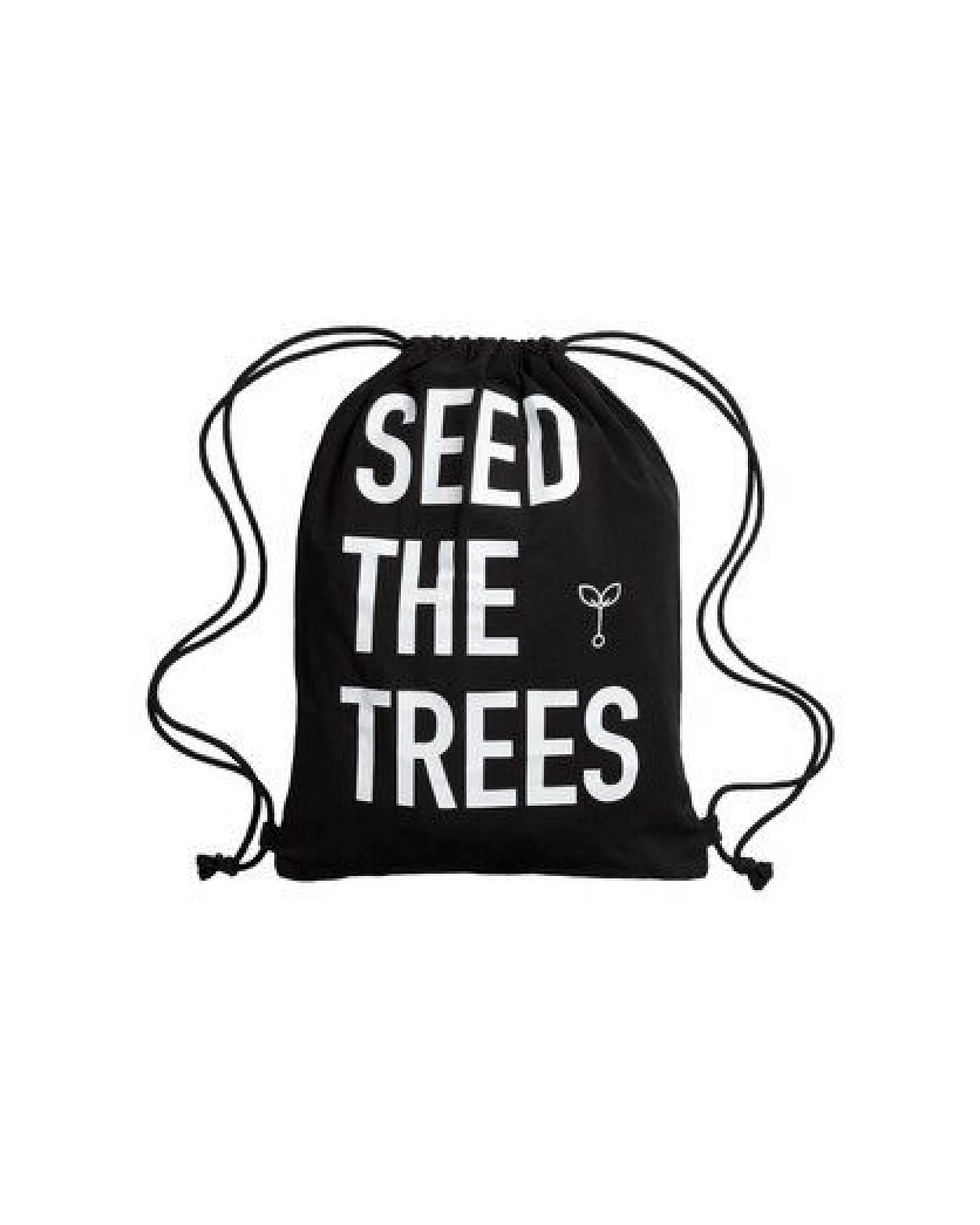 ThokkThokk Unisex Turnbeutel SEED THE TREES aus Bio-Baumwolle – Ansicht 2