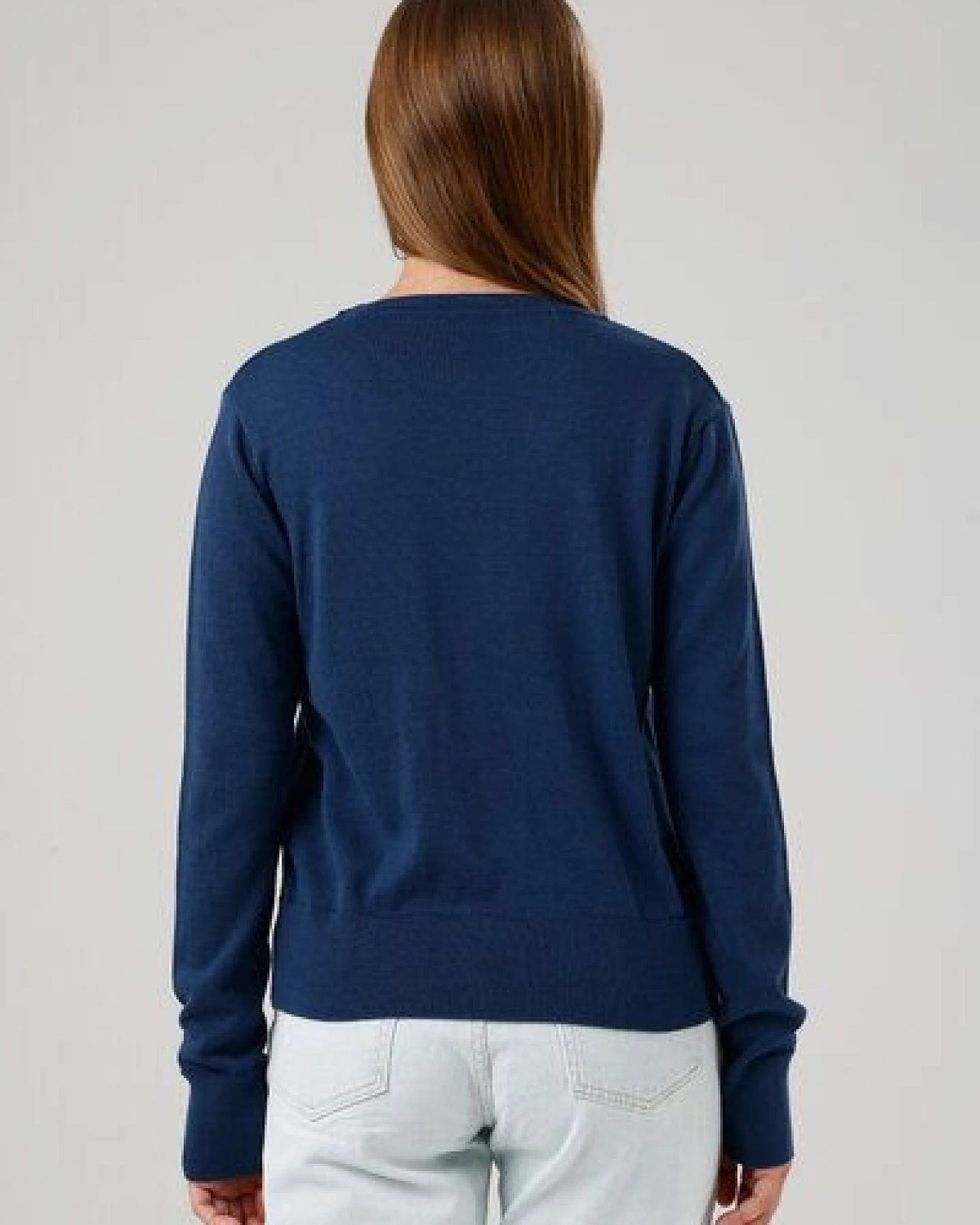 GORG Damen Strickpullover mit Rundhalsausschnitt – Ansicht 2