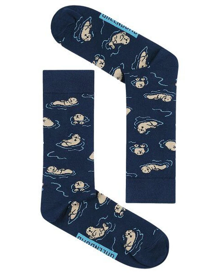GREENBOMB Socken Playing Otter