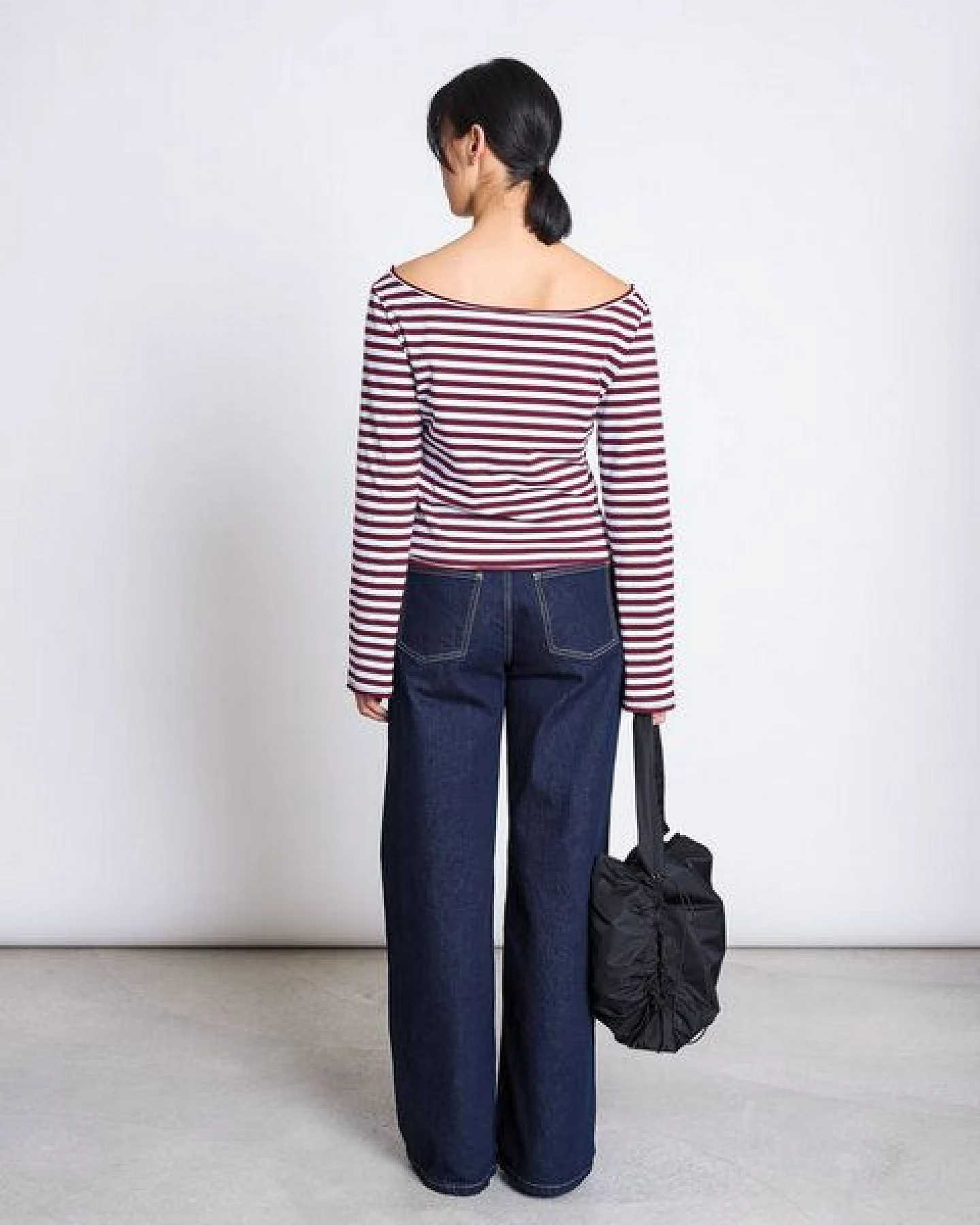 JAN N JUNE Offshoulder-Longsleeve ARBA gestreift – Ansicht 4