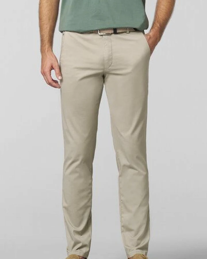 MEYER MICROPRINT BAUMWOLL CHINO
