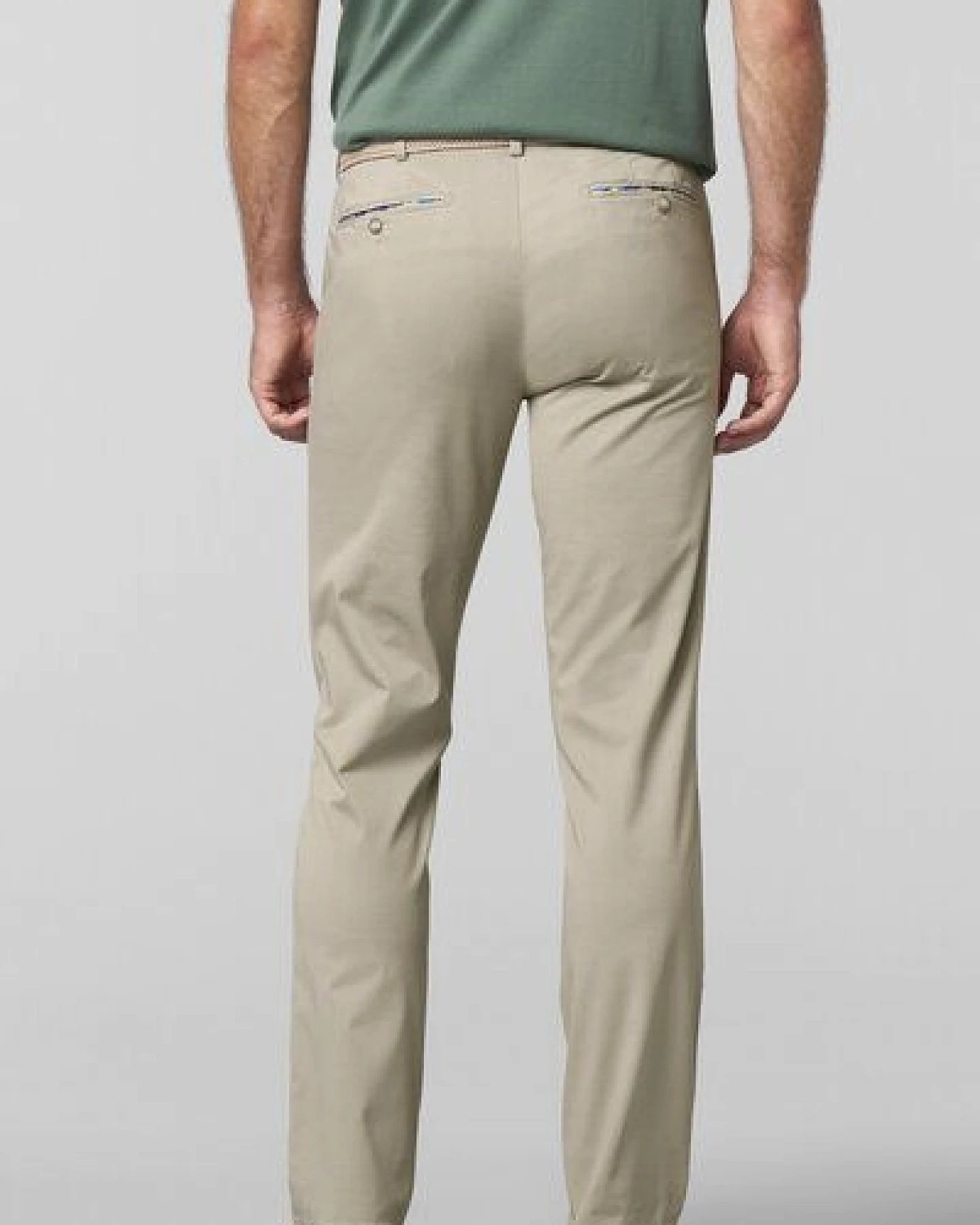 MEYER MICROPRINT BAUMWOLL CHINO – Ansicht 3