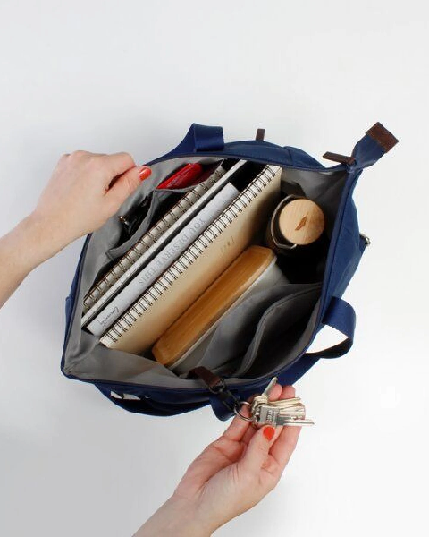 Sperling Erweiterbarer Shopper "Divided" – Ansicht 4