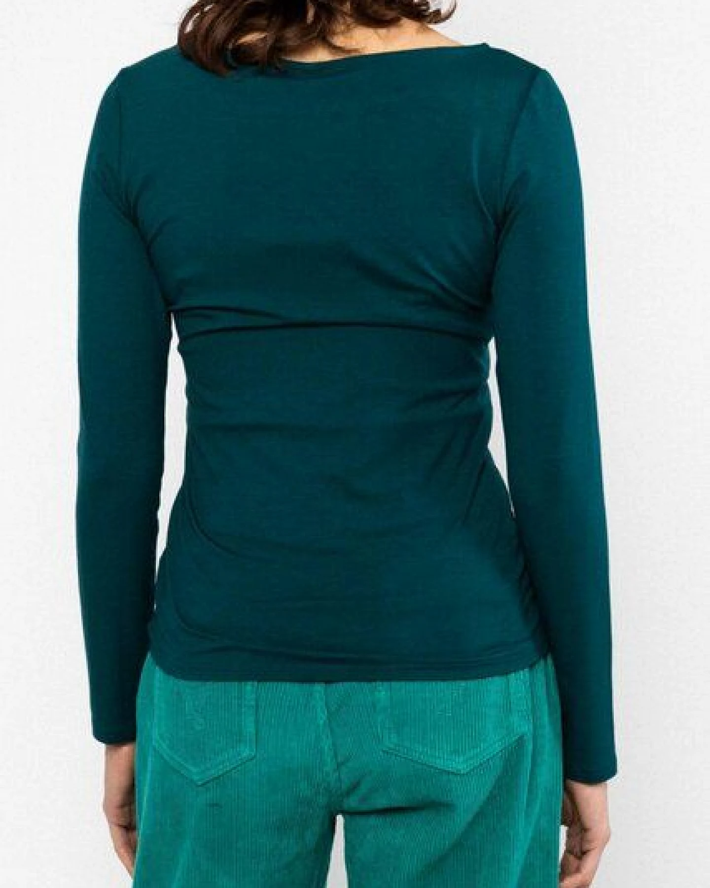 Blutsgeschwister Unifarbenes Longsleeve aus Viskose - Sweet Sailorette – Ansicht 2
