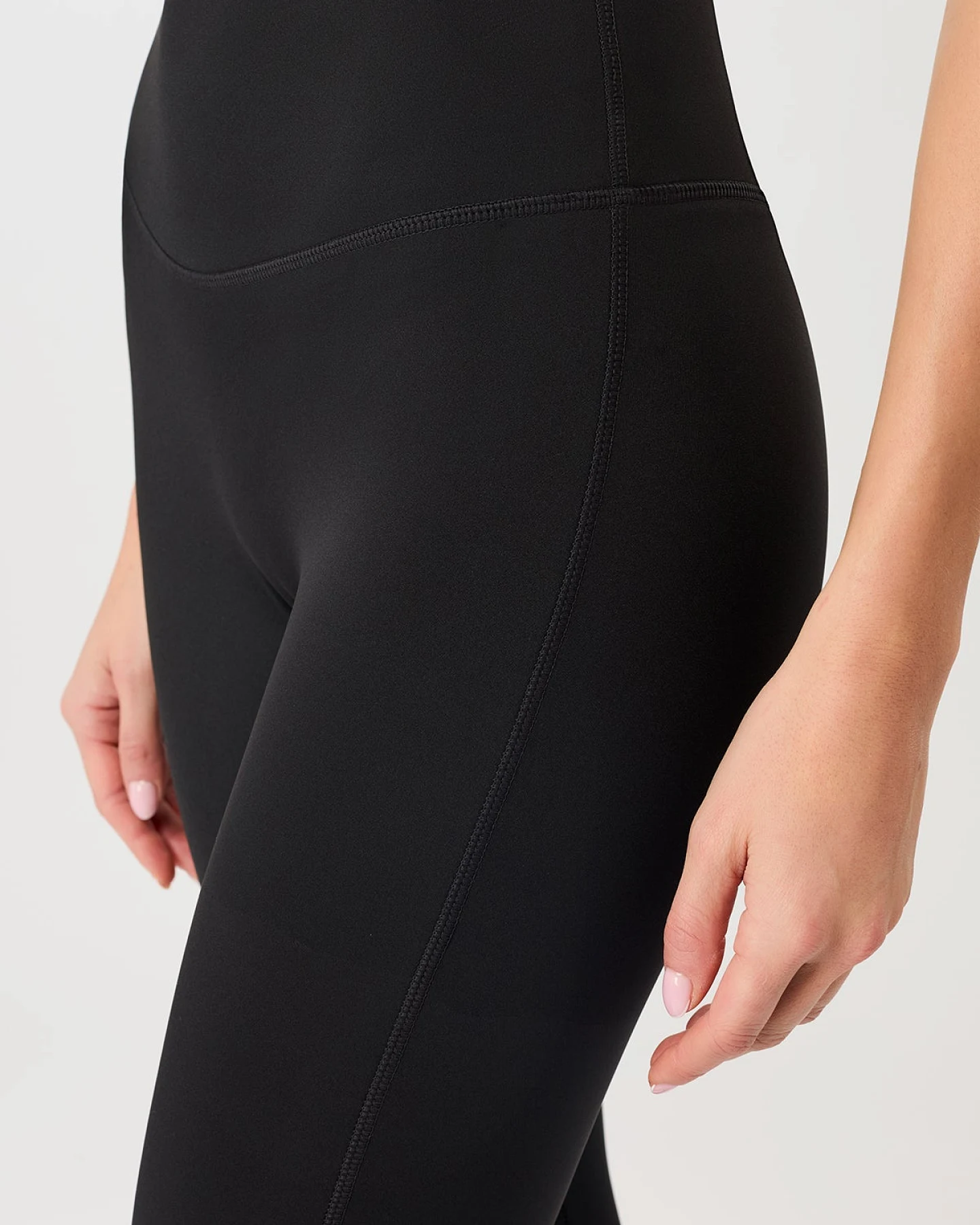 MANDALA Damen vegan Leggings Sporty Vibe Schwarz – Ansicht 2