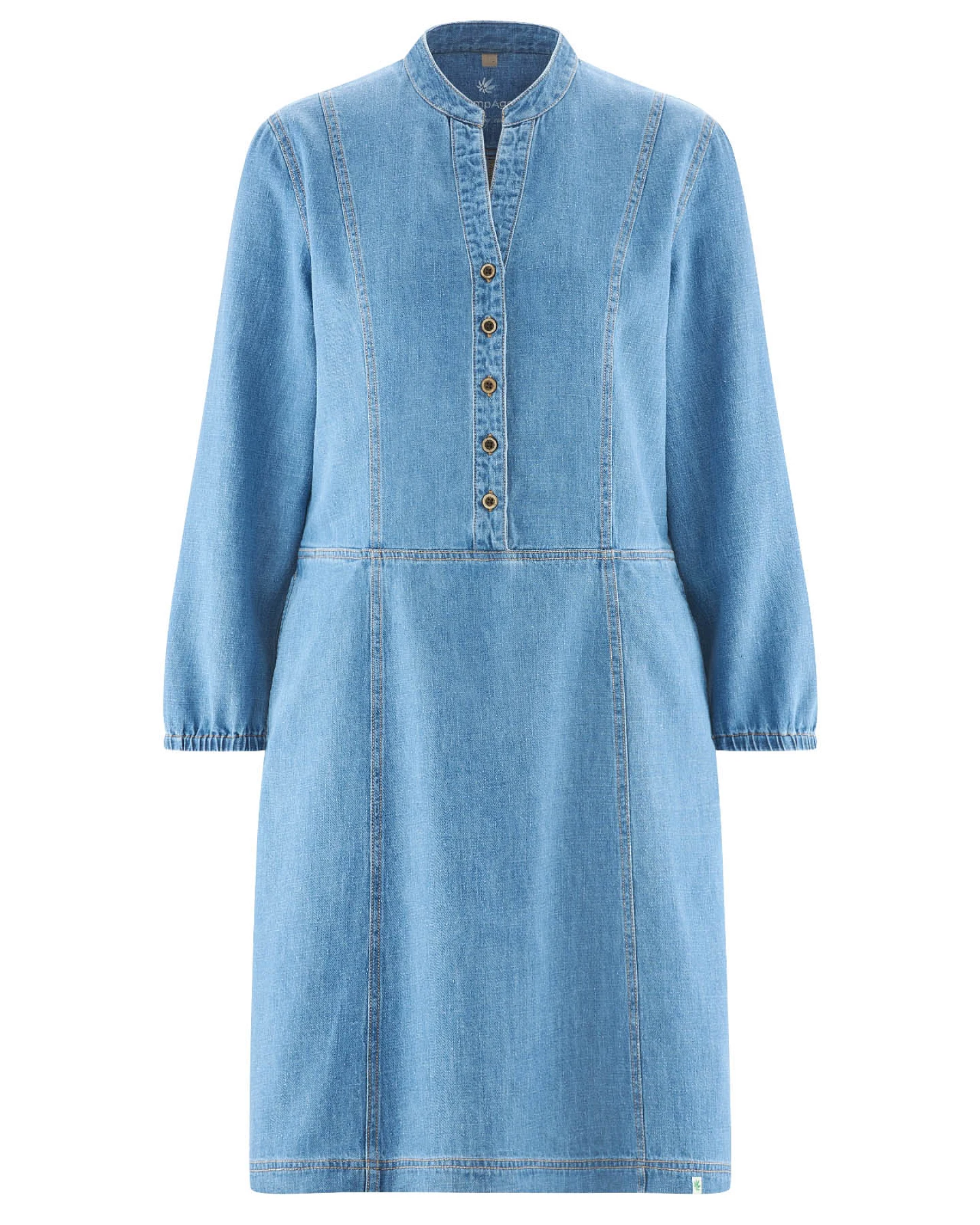 Hempage Damen vegan Jeanskleid Uniblue – Ansicht 2