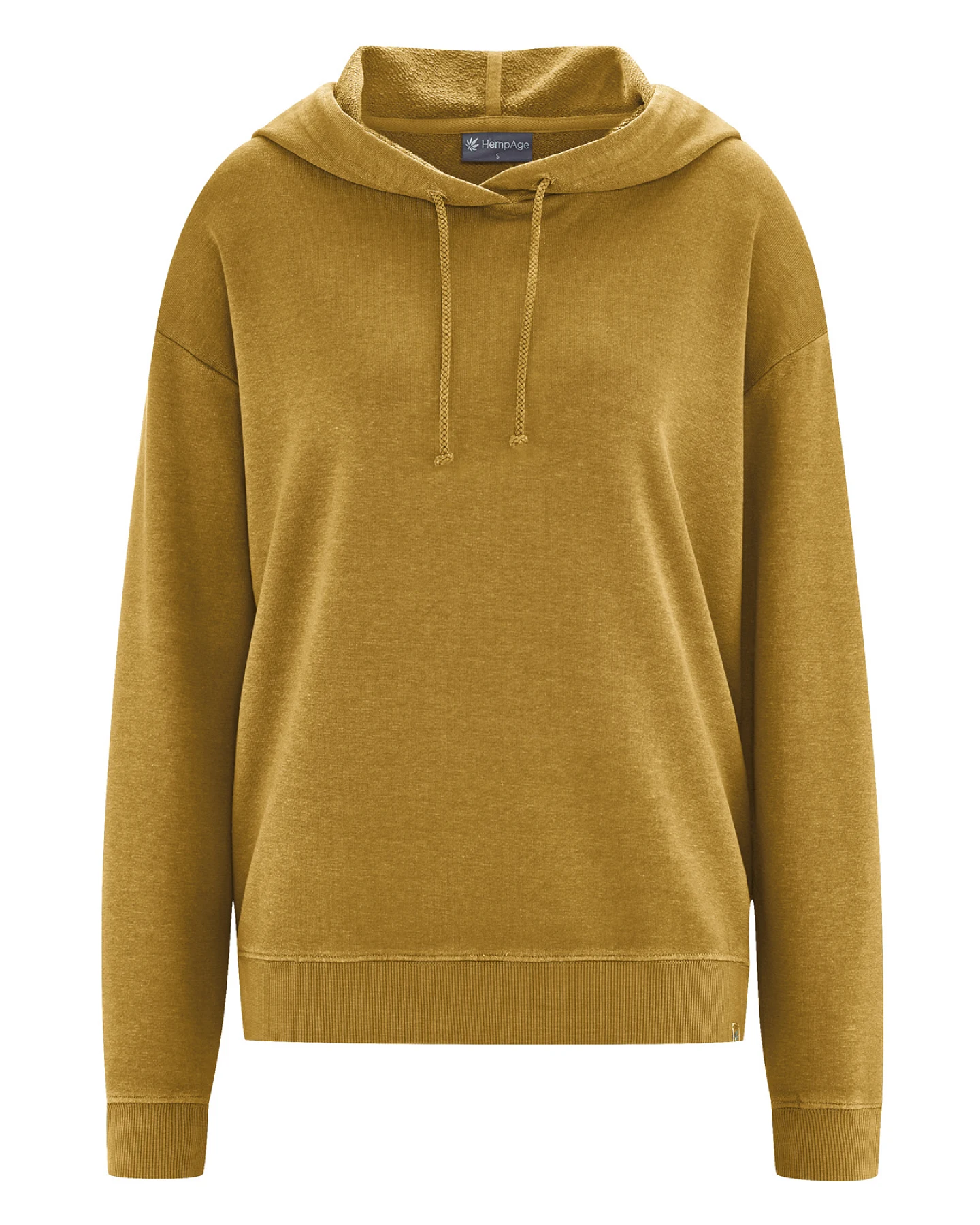 Hempage Damen vegan Bequemer Hoodie In Der Farbe Peanut Brown – Ansicht 2