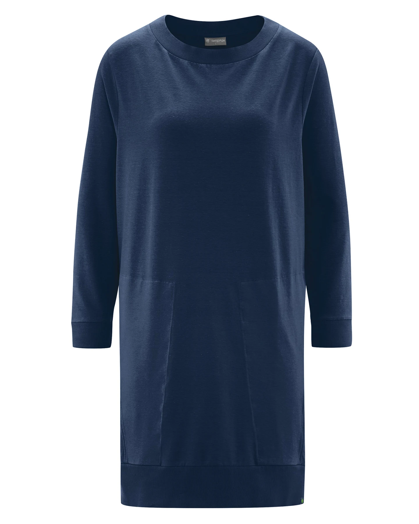 Hempage Damen vegan Sweatshirt In Marineblau – Ansicht 2