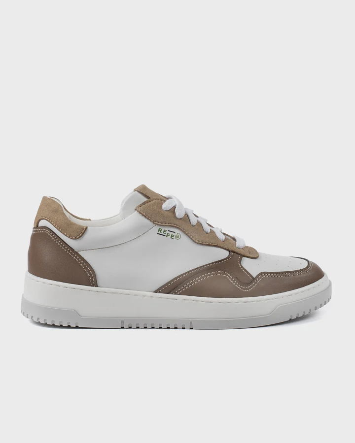 Risorse Future Herren vegan Sneaker Wave Taupe Haselnuss