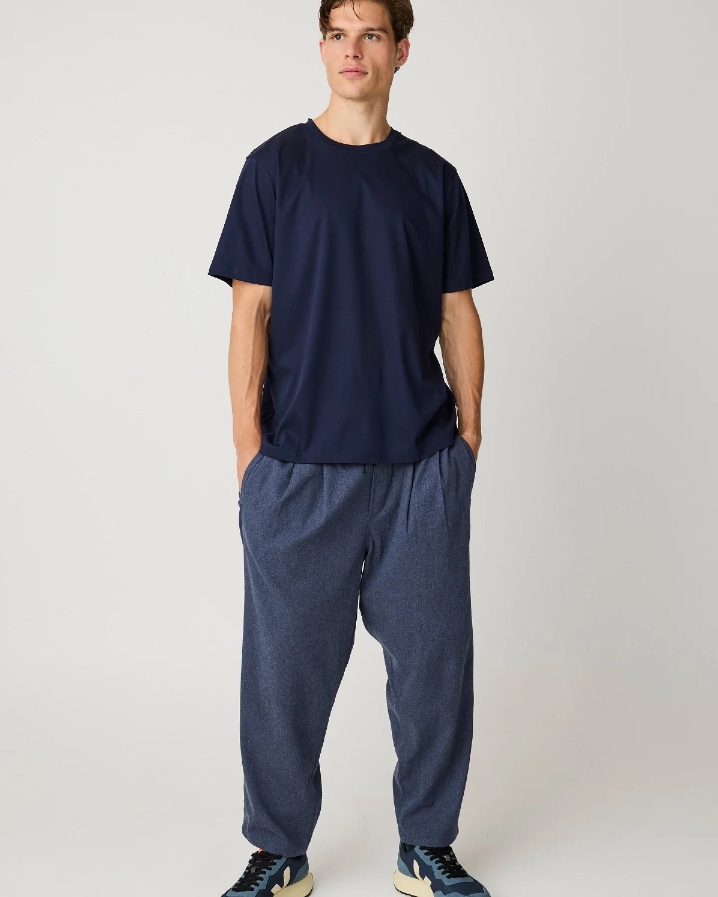 Hose Ozone Relaxed Flannel – Ansicht 3
