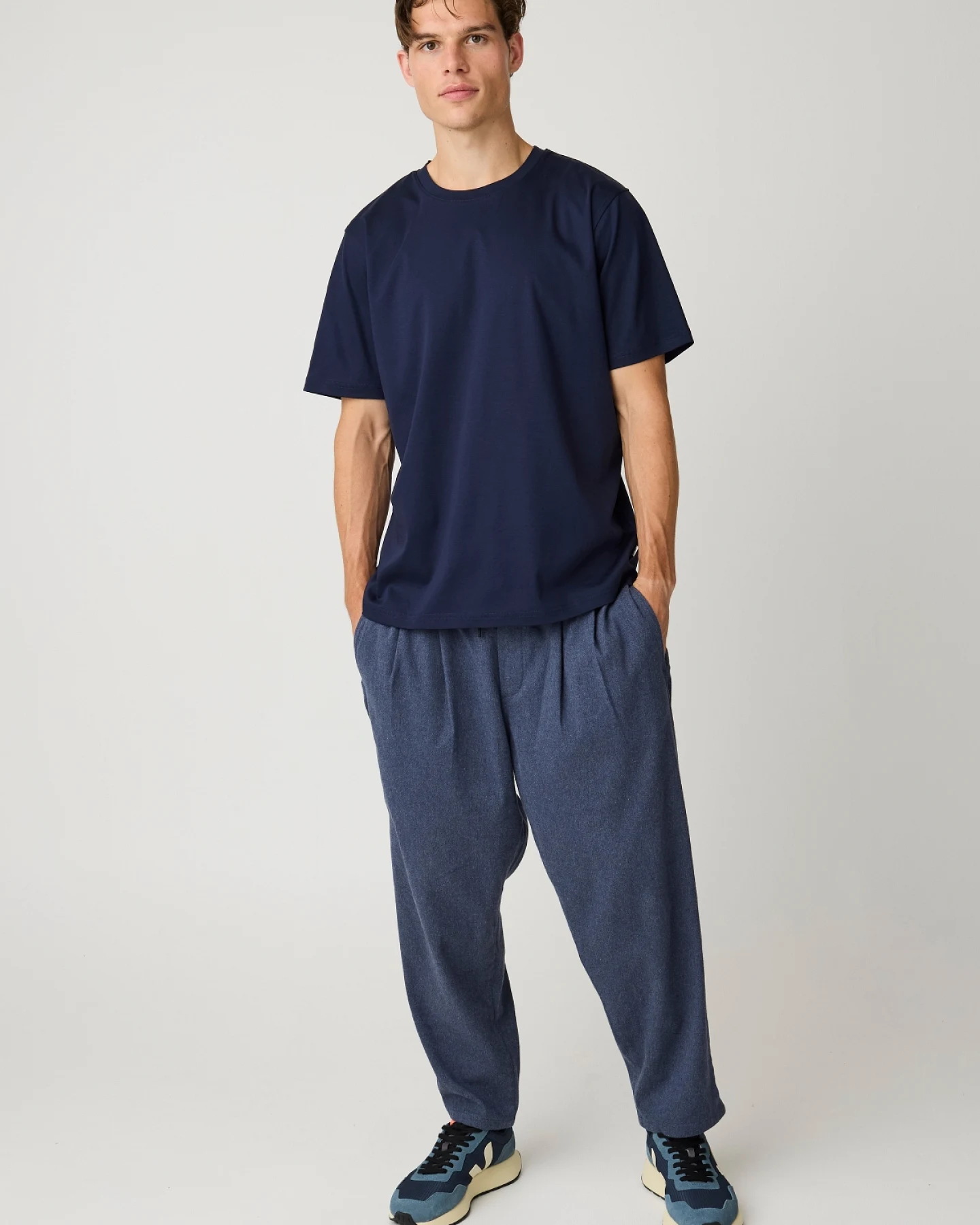 Hose Ozone Relaxed Flannel – Ansicht 2