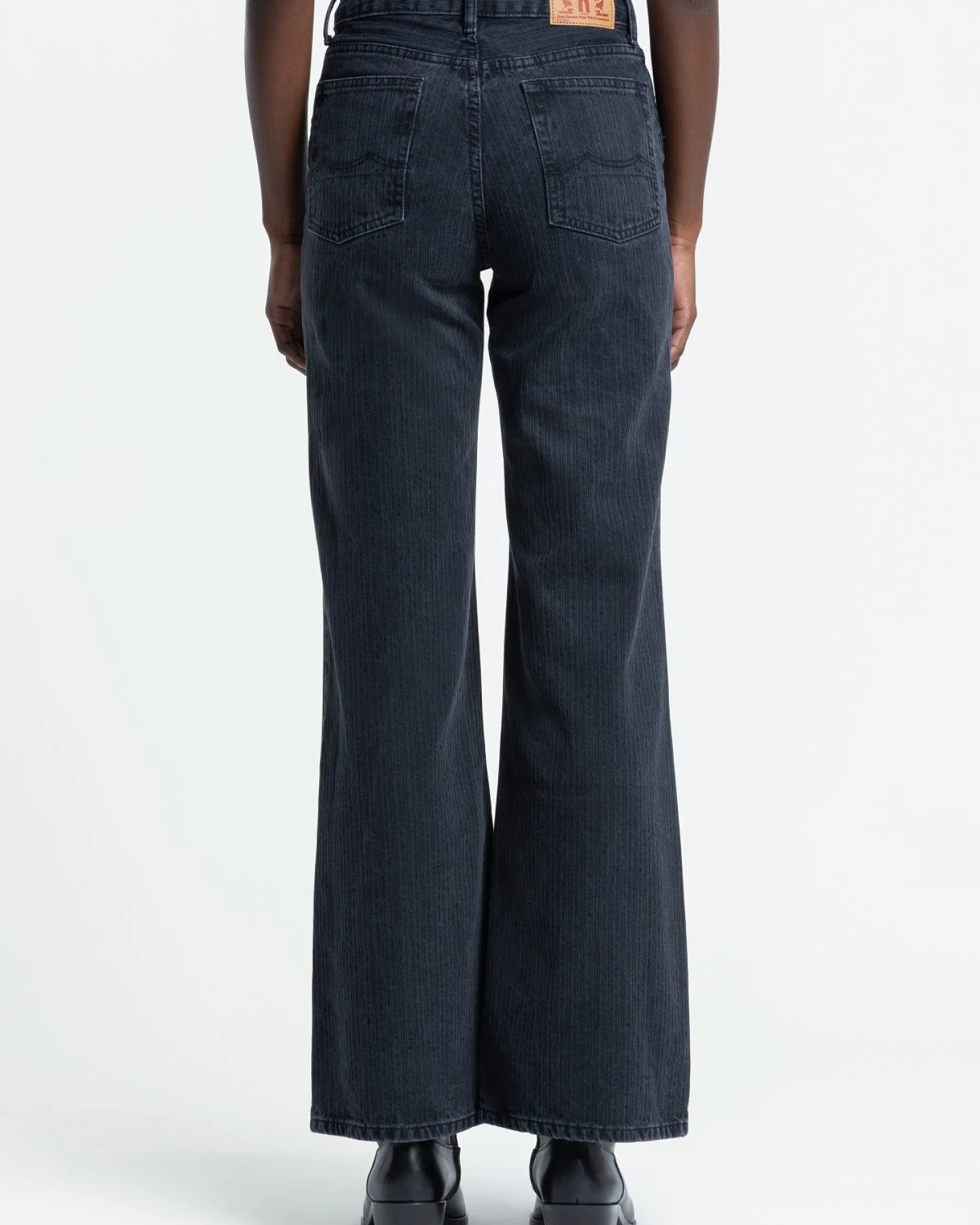 Jeans Jane Stripe Black Worn – Ansicht 3