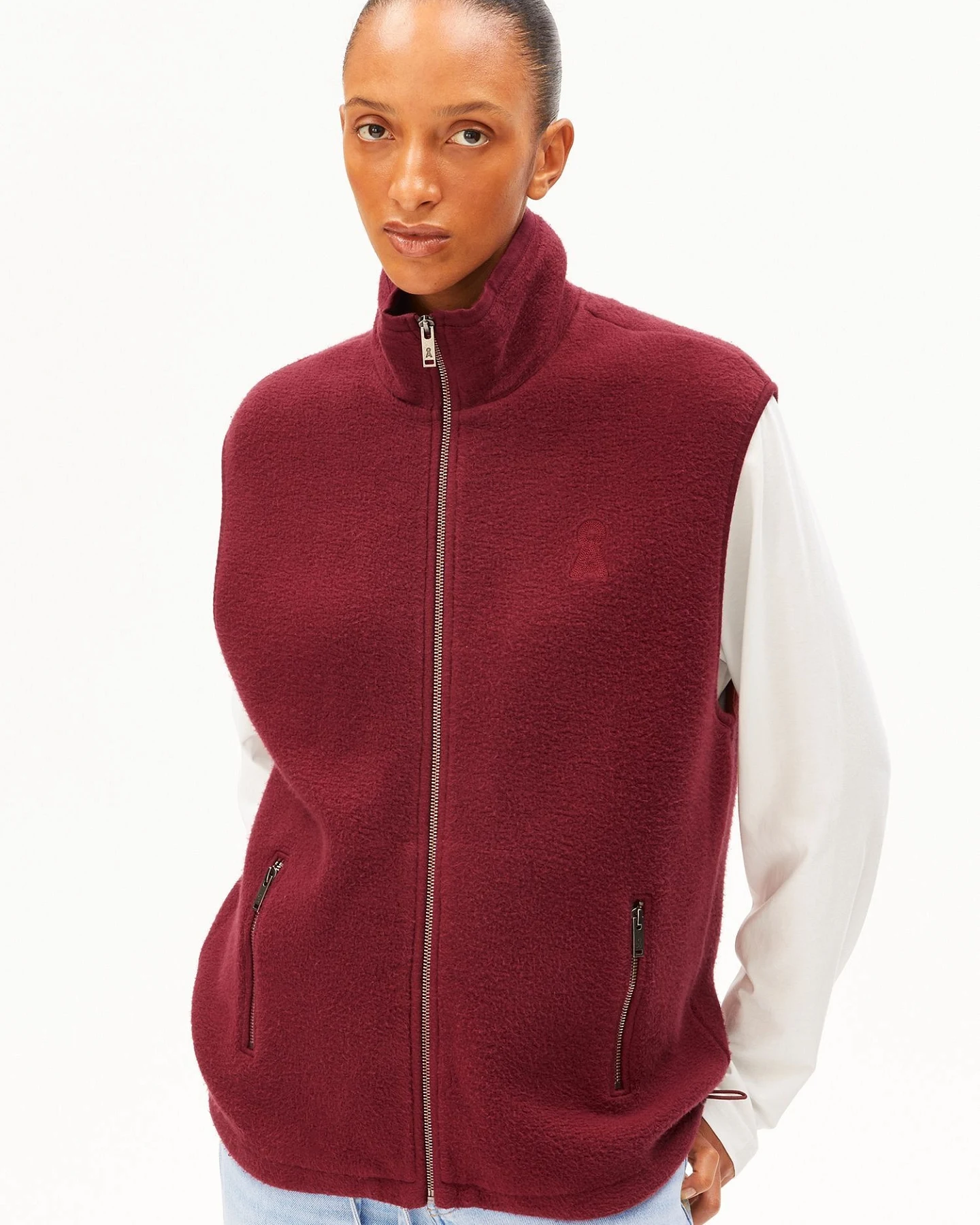ARMEDANGELS Weste COTTON FLEECE – Ansicht 2