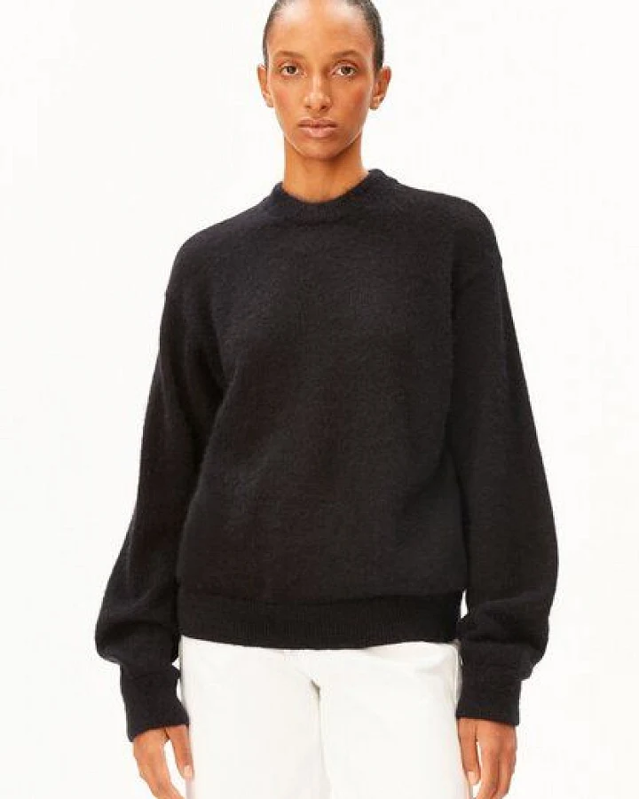 ARMEDANGELS MOHAIR BLEND CREW Damen Strickpullover aus Woll-Mohair-Mix