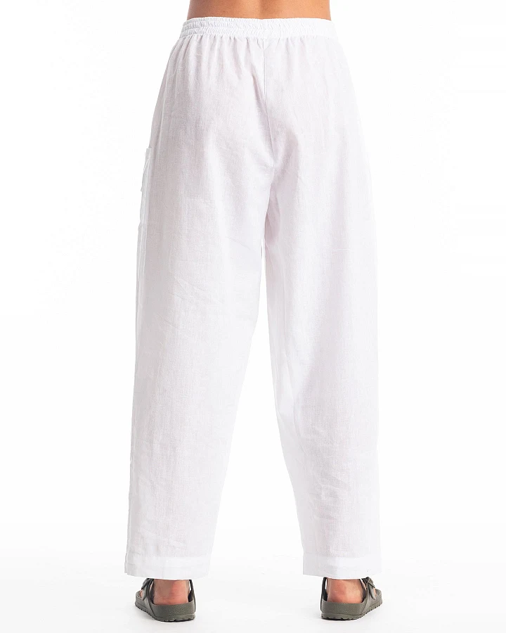 RAVENS VIEW IBIZA Damen vegan Hose Bosa Weiß