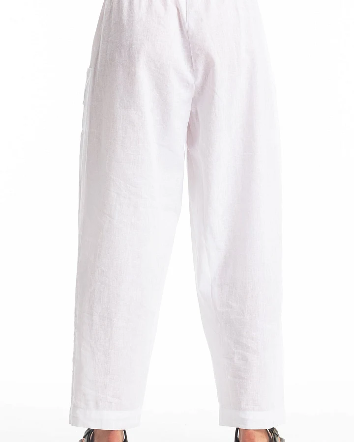 RAVENS VIEW IBIZA Damen vegan Hose Bosa Weiß