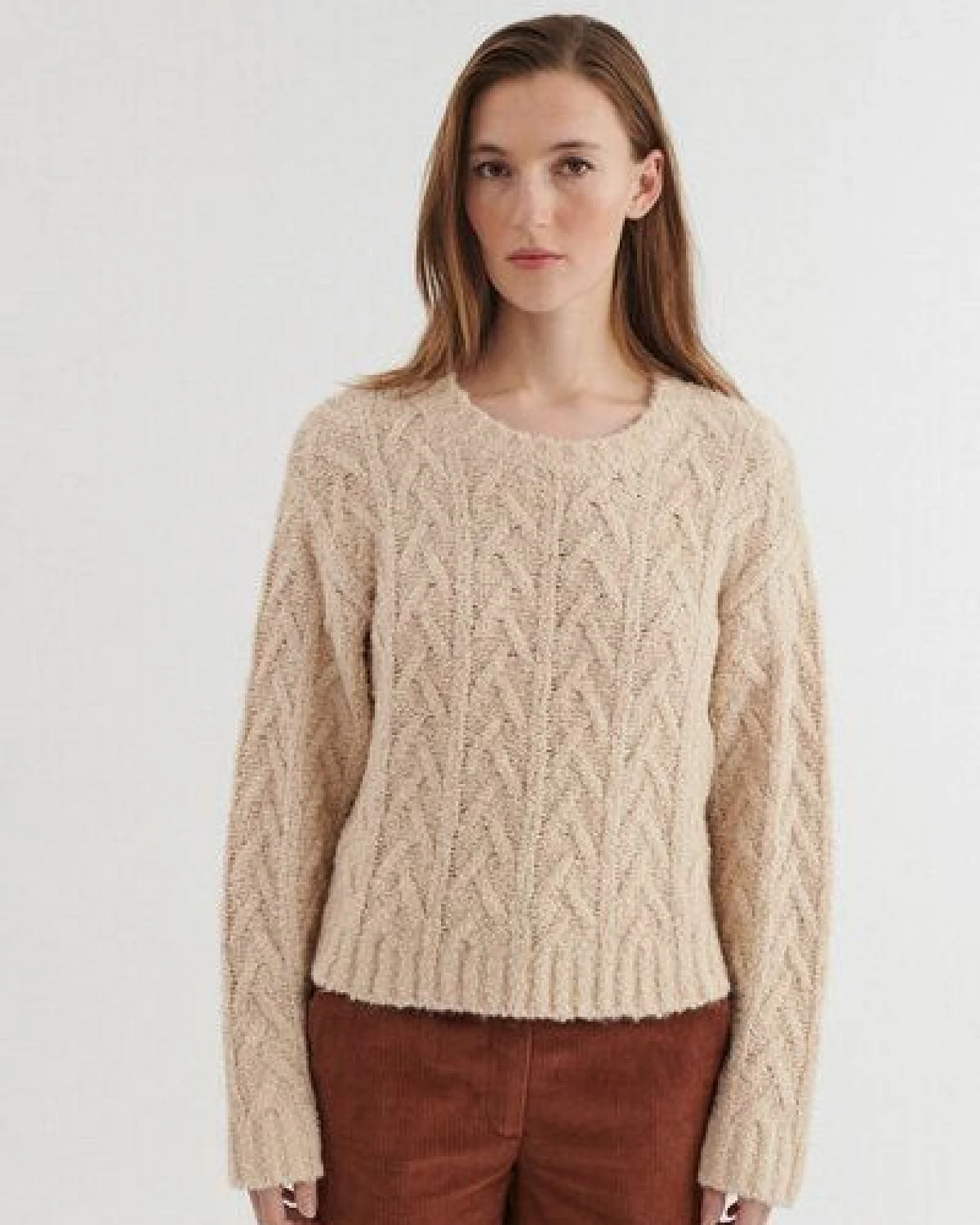 Basic Apparel Strick-Pullover TANNI aus Bio-Baumwolle, Bio-Wolle und EcoVero – Ansicht 2
