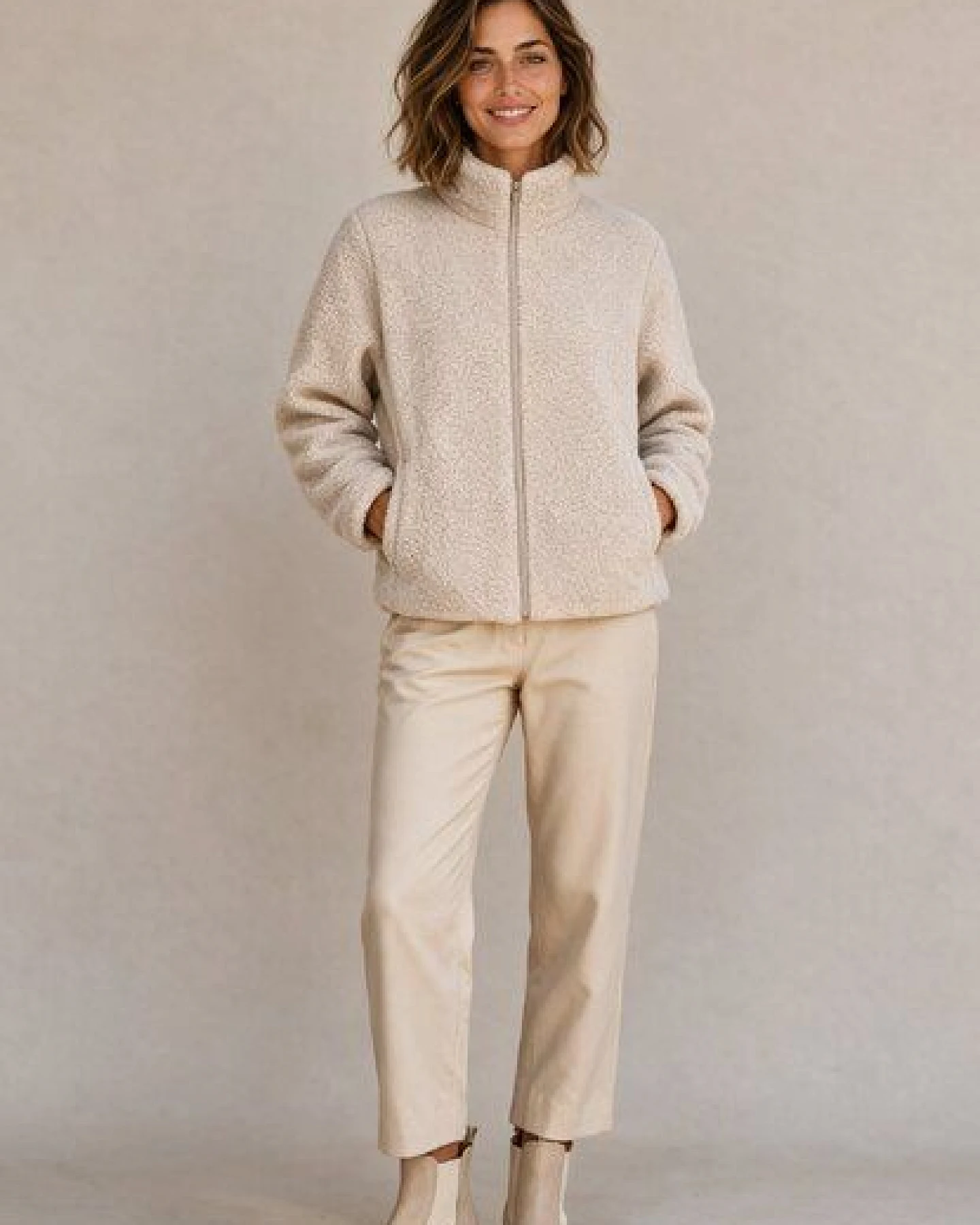 LANA Organic Plüschjacke, Modell Skylar – Ansicht 4