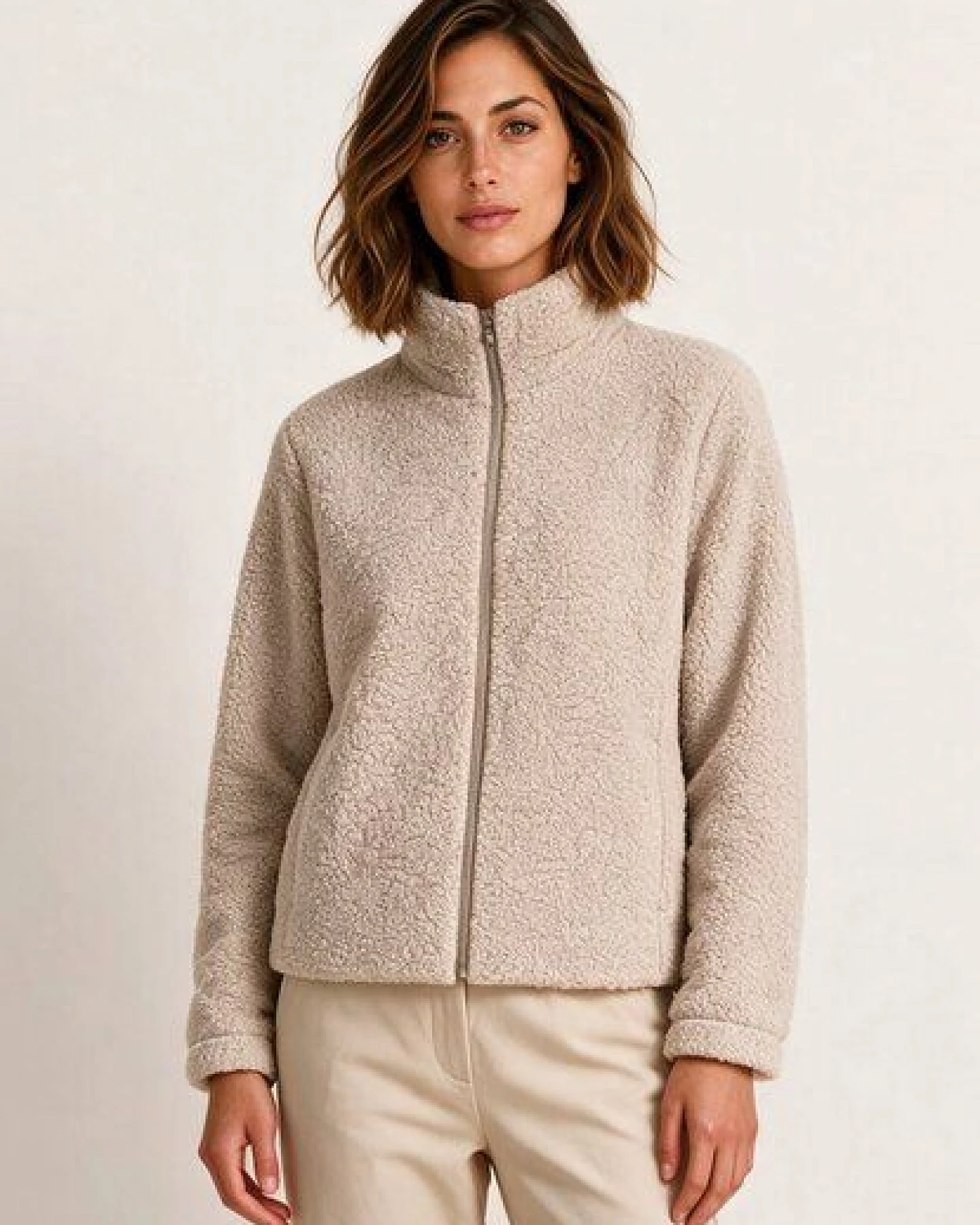 LANA Organic Plüschjacke, Modell Skylar – Ansicht 3