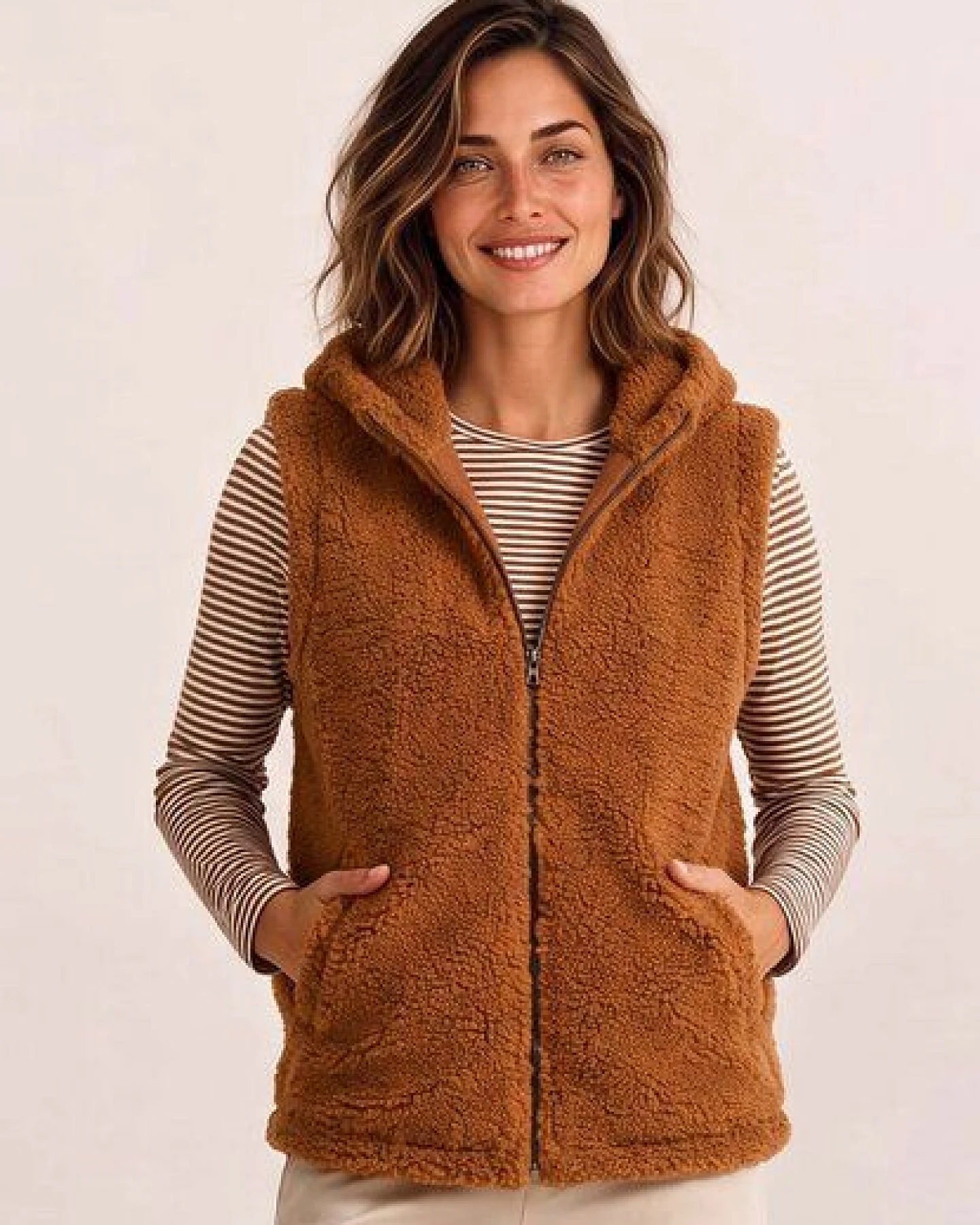 LANA Organic Wollweste, Modell Skylar – Ansicht 3