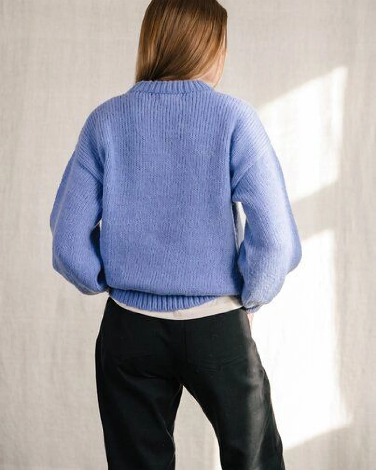 Jyoti - Fair Works Baby-Alpaka Strickpullover Lupuna – Ansicht 3