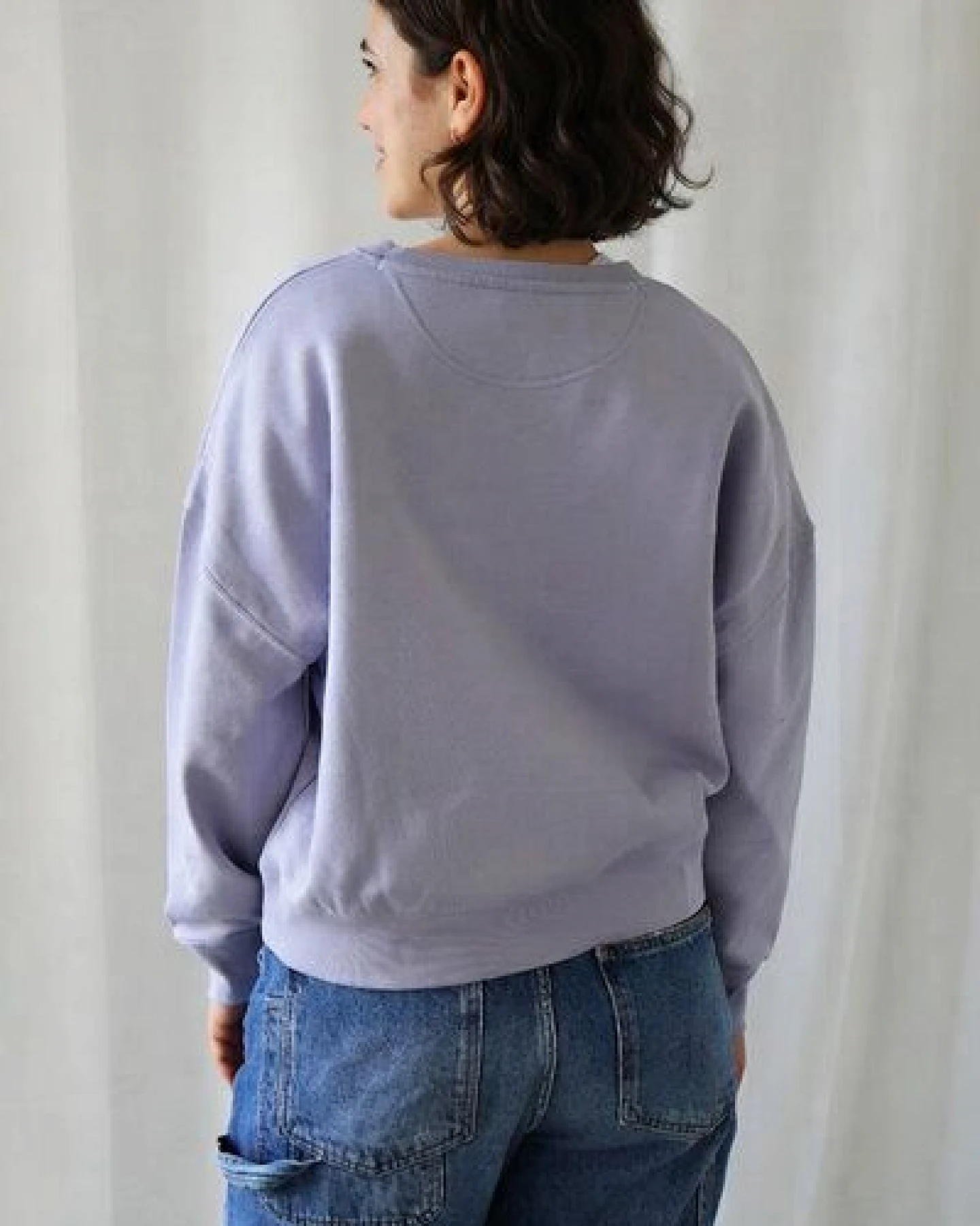 Kultgut Artdesign Boxy-Style Sweatpullover / Autumnflower – Ansicht 2
