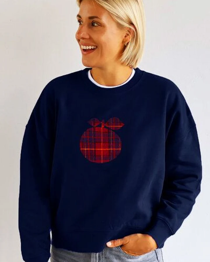 Kultgut Artdesign Boxy-Style Sweatpullover / Scottish Apple