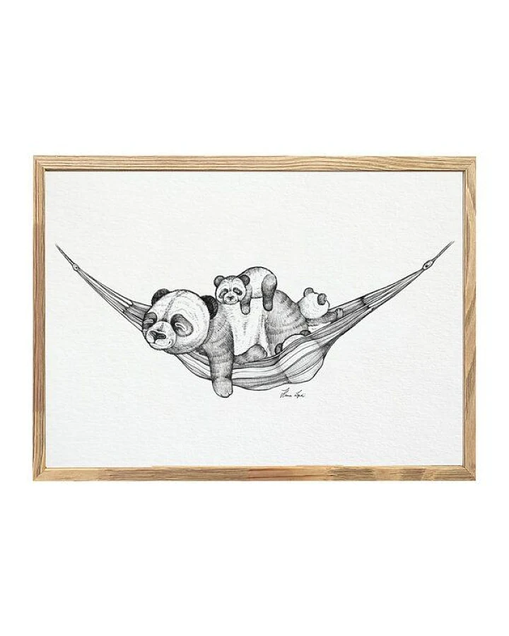 Kunstdruck »Panda Pause« von LIGARTI